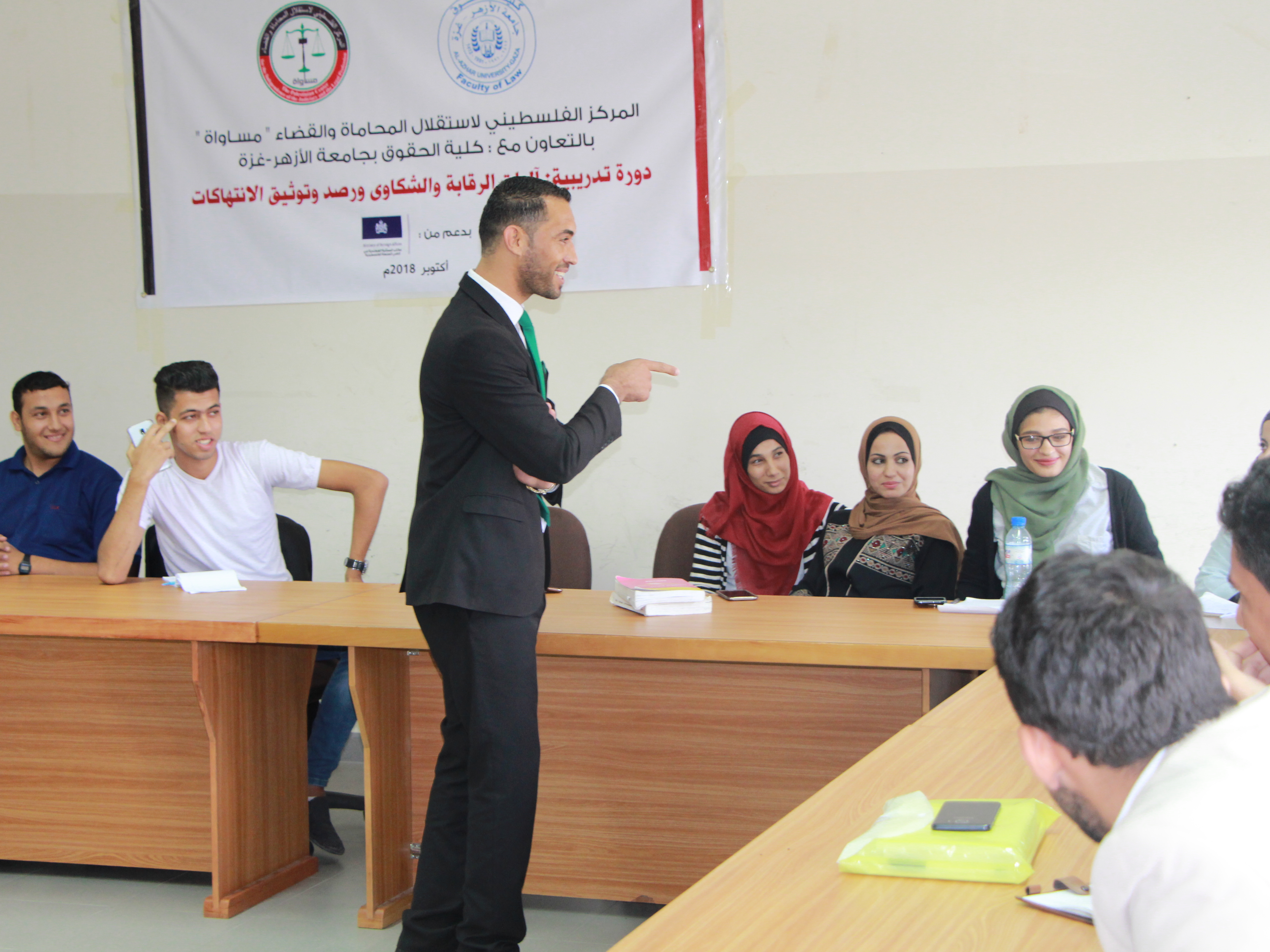 MUSAWA Organizes a Training Workshop on Monitoring and Documentation of Violations for Students at Al-Azhar University