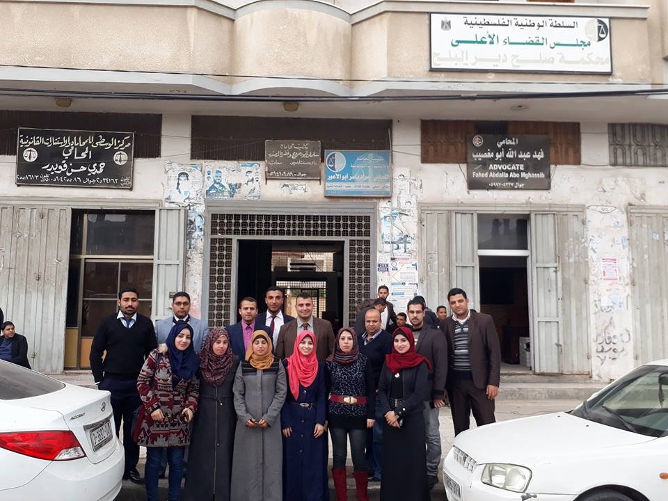 Palestinian Human Rights Defenders Visit Court Houses and Prisons