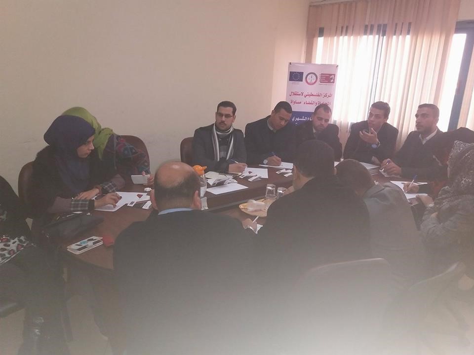 Coordinators of the Palestinian Human Rights Defenders Network Meet with EU Representative
