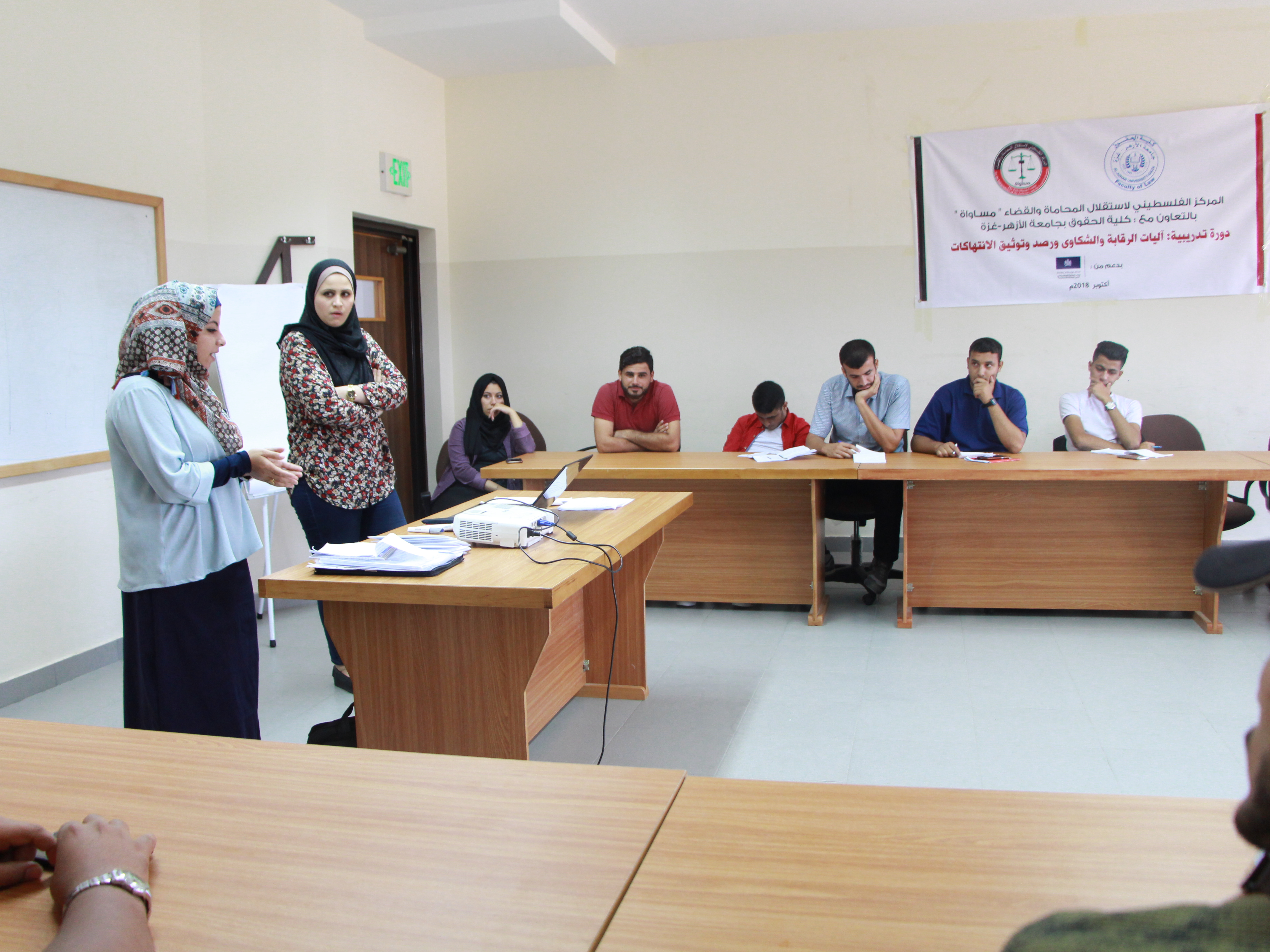 MUSAWA Organizes a Training Workshop on Monitoring and Documentation of Violations for Students at Al-Azhar University