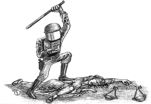 MUSAWA's Memo on the Use of Excessive Force by Police While Enforcing a Judicial Ruling