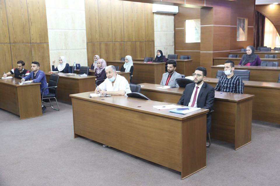 MUASAWA and the University of Palestine hold a meeting on the legal responsibility for the transmission of Coronavirus infection